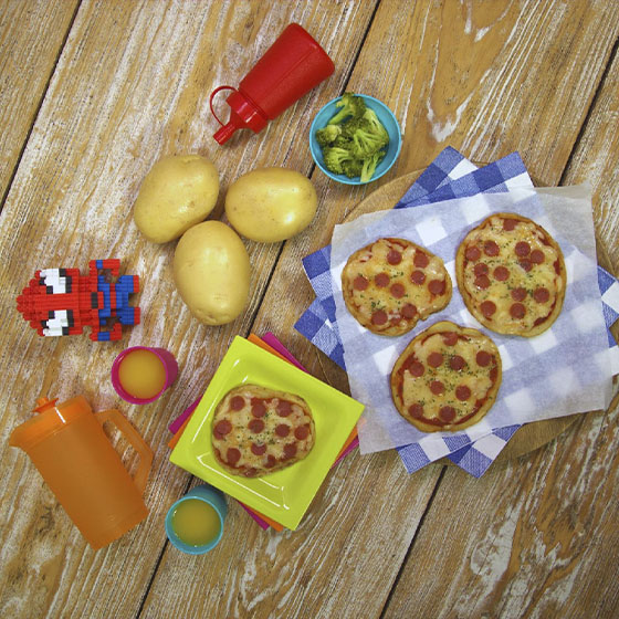 Mini Pizzas de Papa